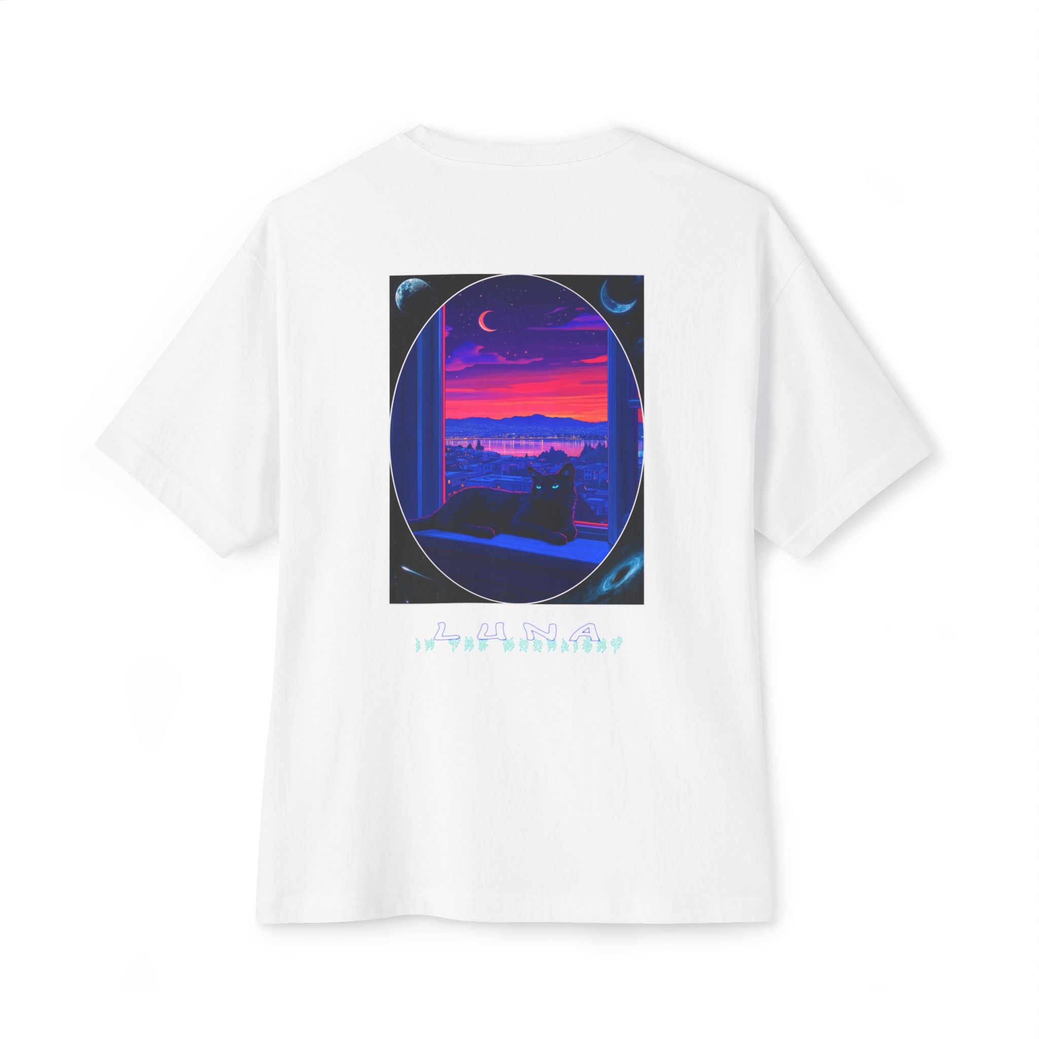 Luna in the Moonlight Oversized Tee
