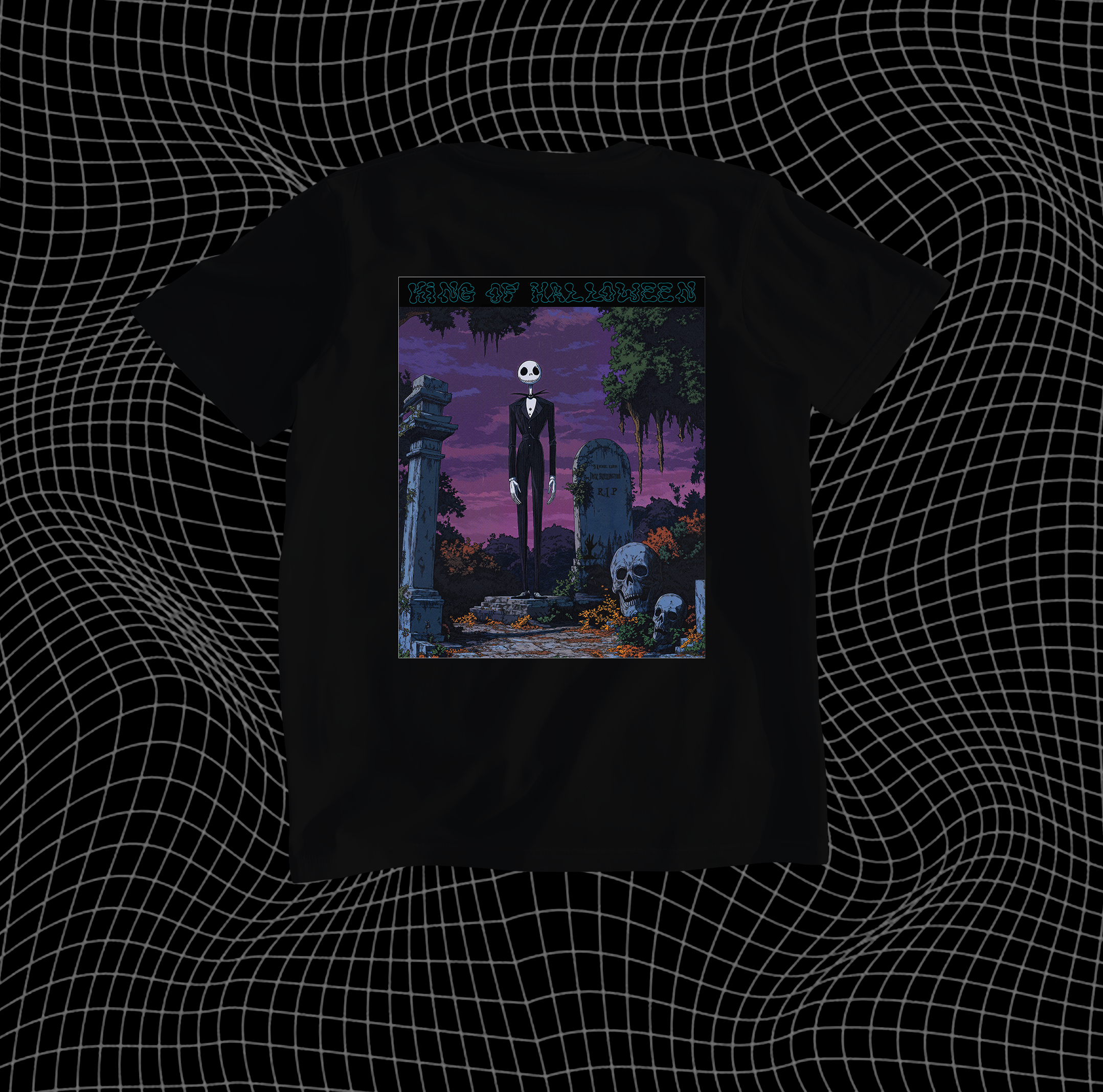 King of Halloween Oversized Tee