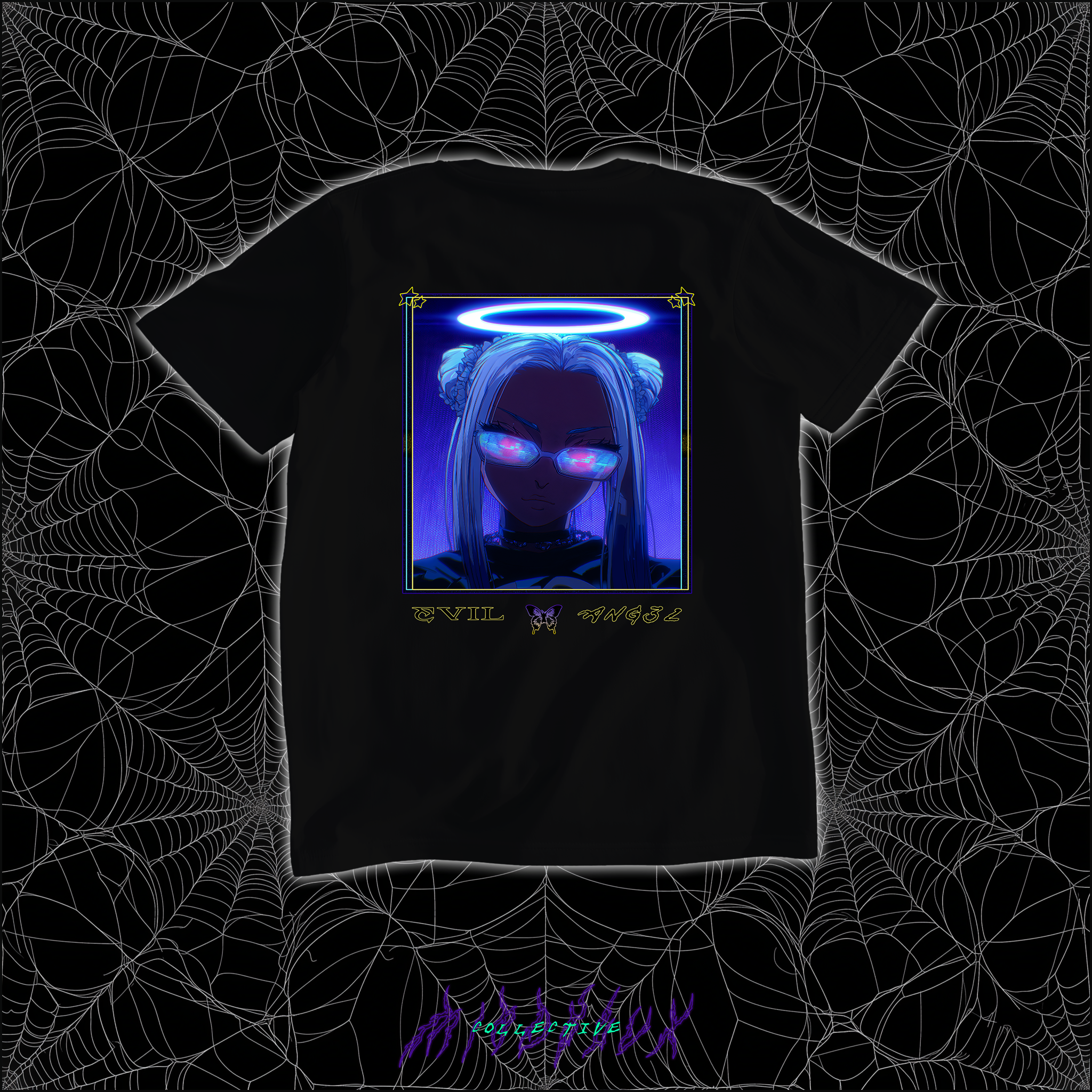 3VIL ANG3L Oversized Tee