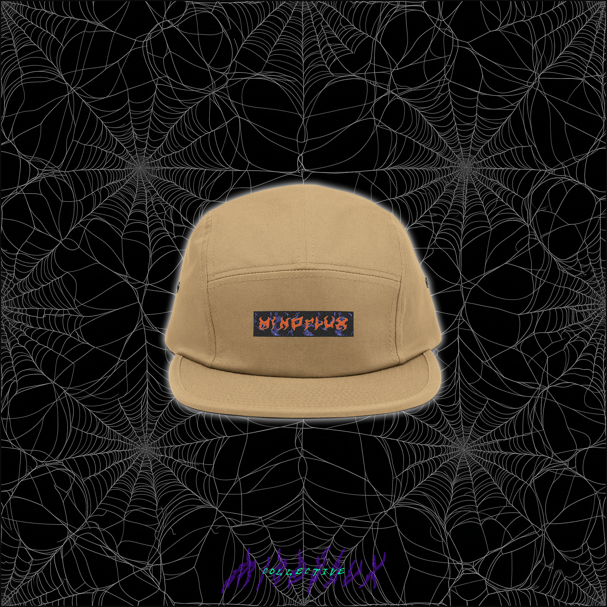 Mindflux Stitched 5 Panel Cap