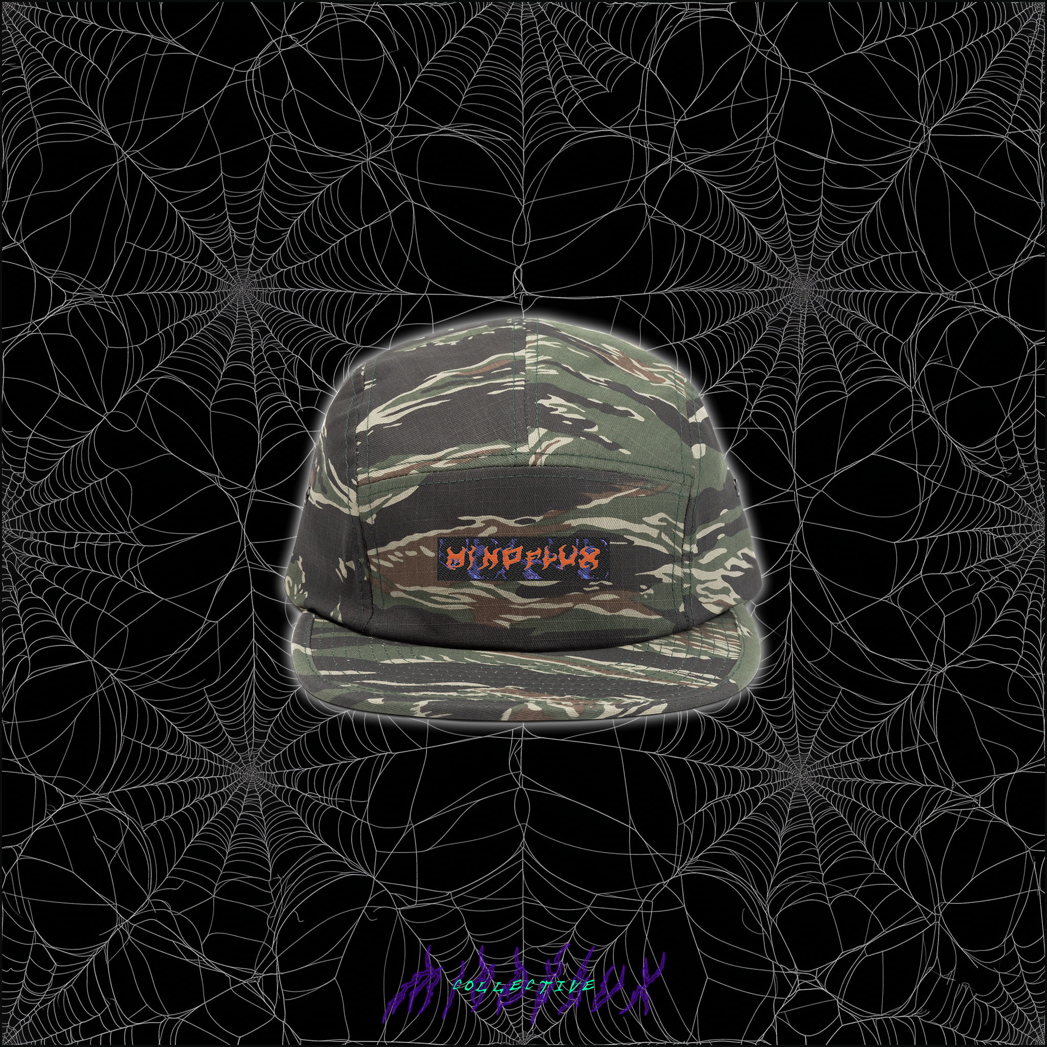 Mindflux Stitched 5 Panel Cap