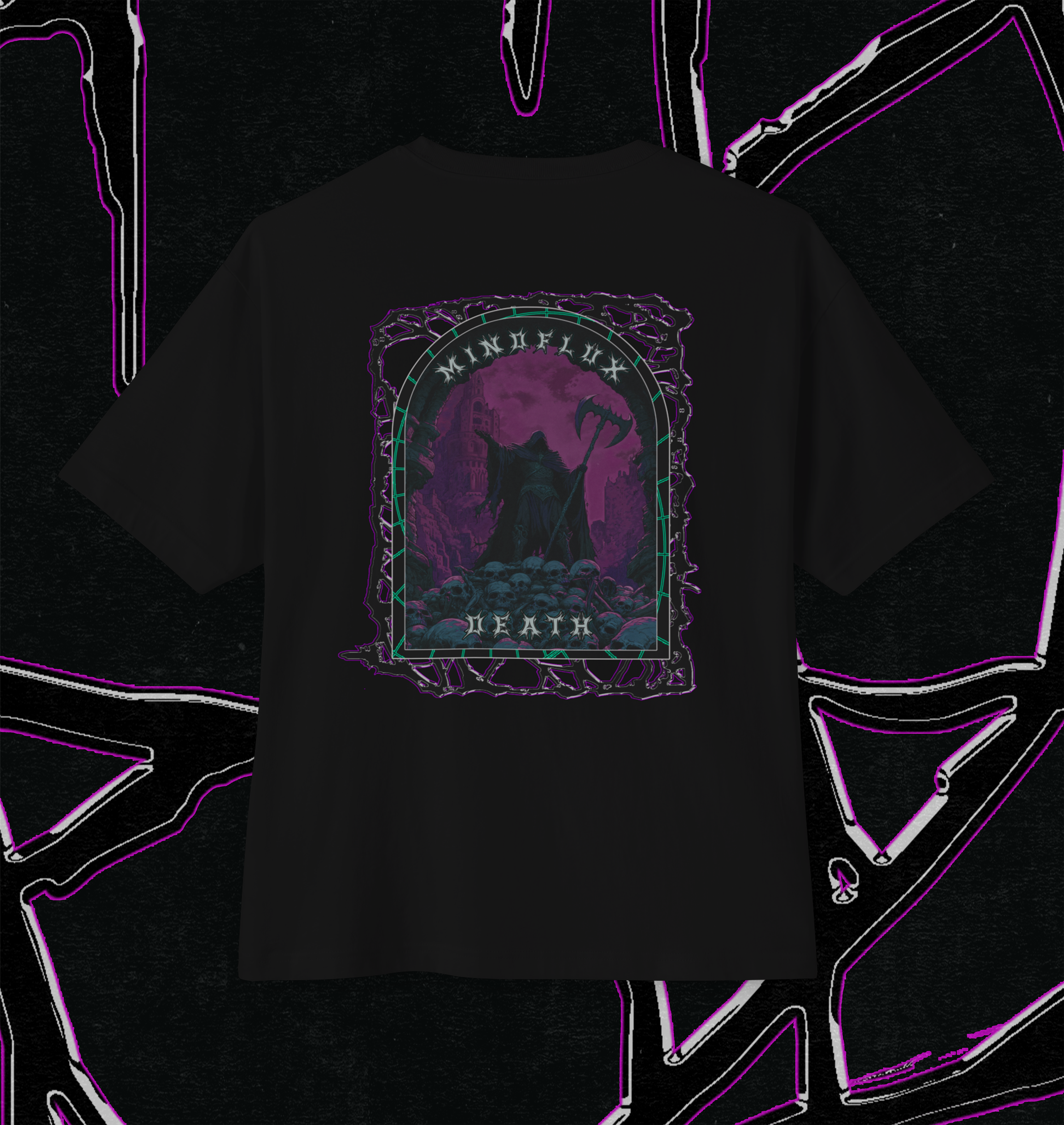 DEATH "Nightwarden" Oversized Tee