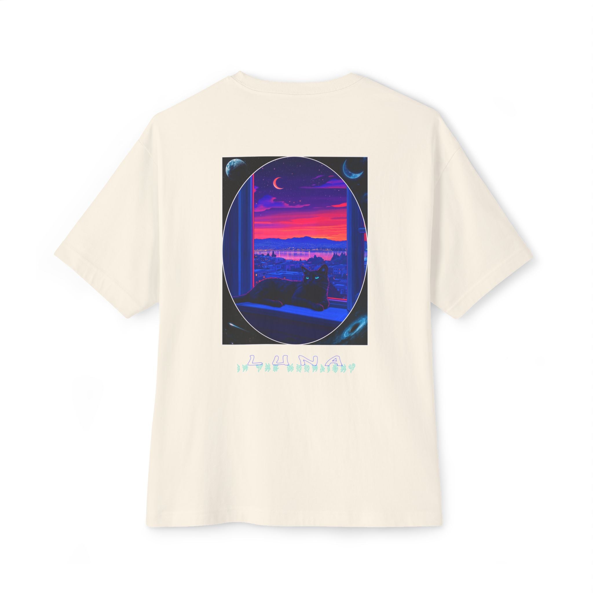 Luna in the Moonlight Oversized Tee